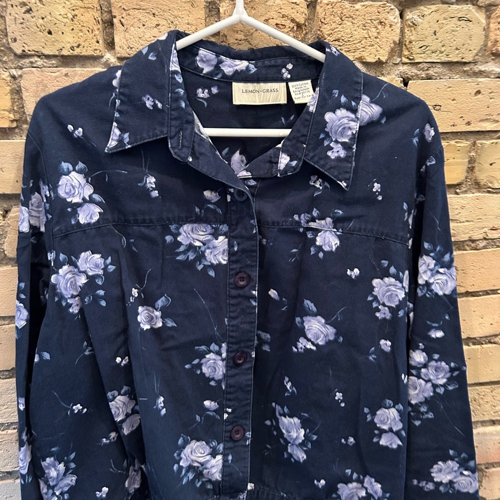 Floral Button-Up Shirt